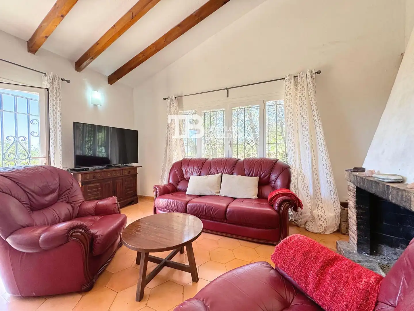 Sala d'estar de Casa o xalet en venda en Llucmajor amb Aire condicionat, Calefacció i Jardí privat