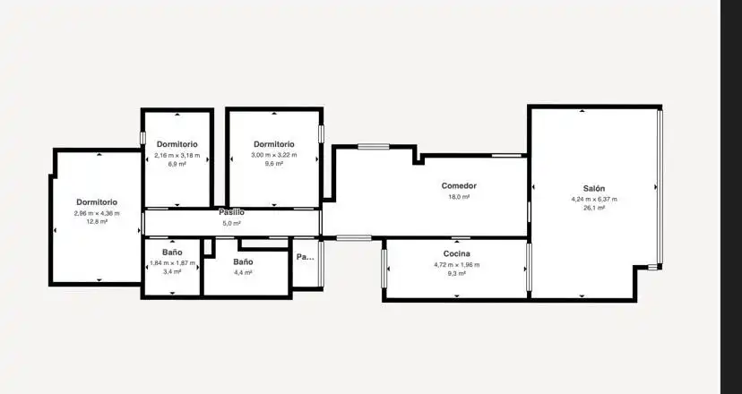 Flat with lift for sale in Centro, imagen 67
