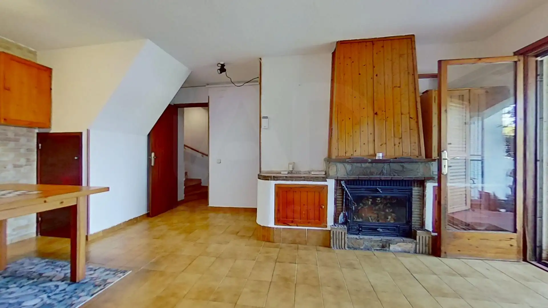 Sala d'estar de Casa adosada en venda en Creixell amb Aire condicionat, Terrassa i Piscina