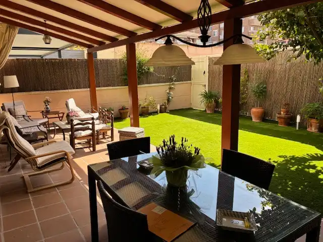 Terrace of Flat for sale in Sant Feliu de Llobregat  with Air Conditioner, Heating and Private garden