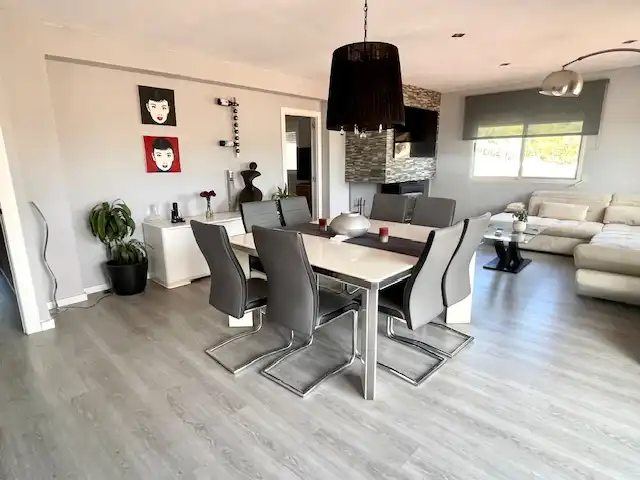 Dining room of Houses for sale in Cella  with Heating, Parquet flooring and Terrace