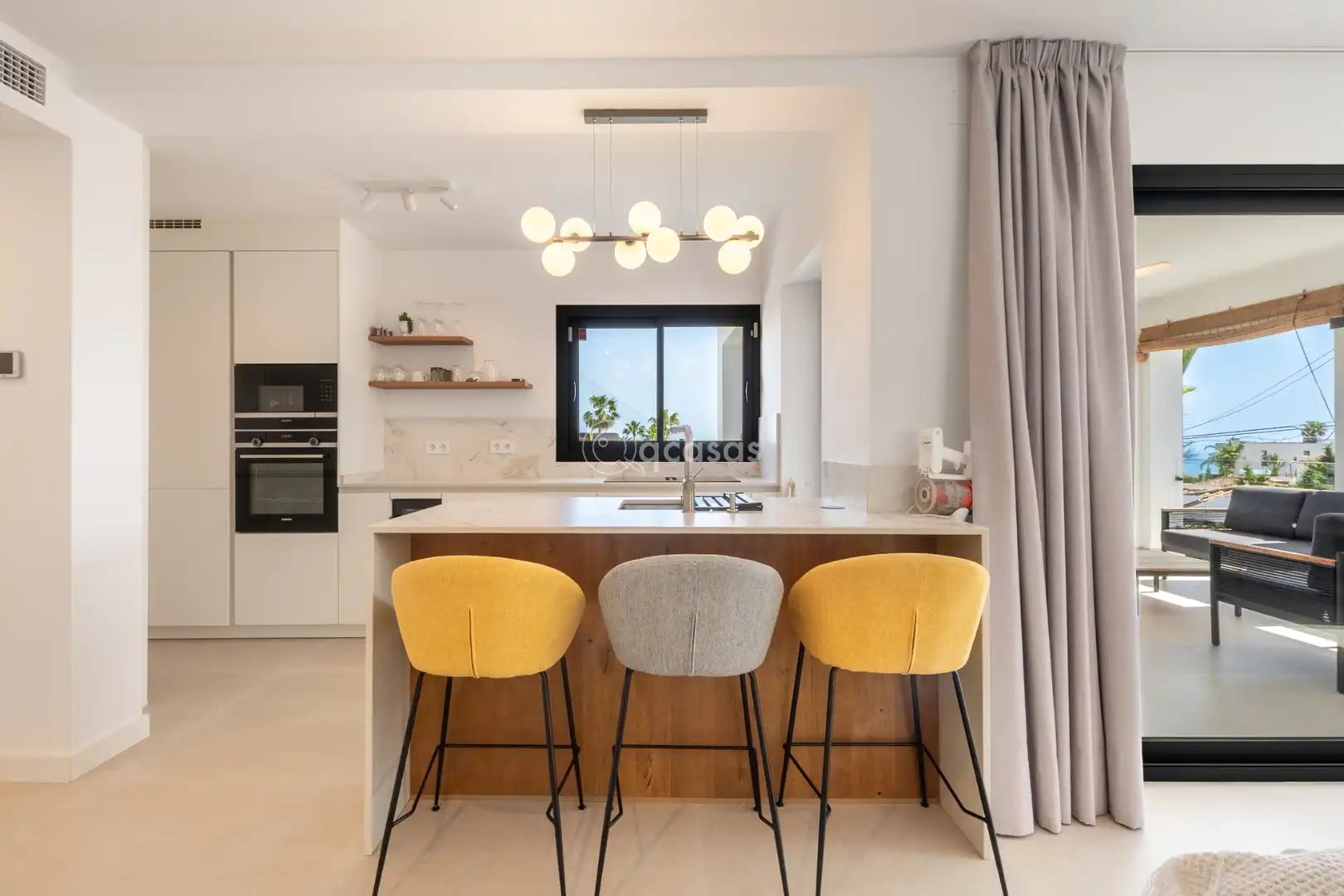 Cocina de Casa o chalet en venta en Benalmádena con Aire acondicionado, Calefacción y Jardín privado