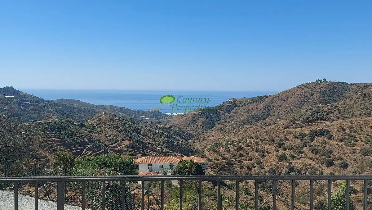Vista exterior de Finca rústica en venta en Cómpeta con Aire acondicionado, Terraza y Trastero