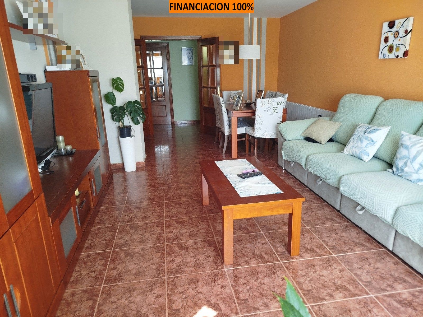 Sala de estar de Piso en venta en Calamocha con Calefacción, Terraza y Trastero
