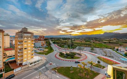 Exterior view of Flat for sale in Gandia  with Terrace, Swimming Pool and Furnished