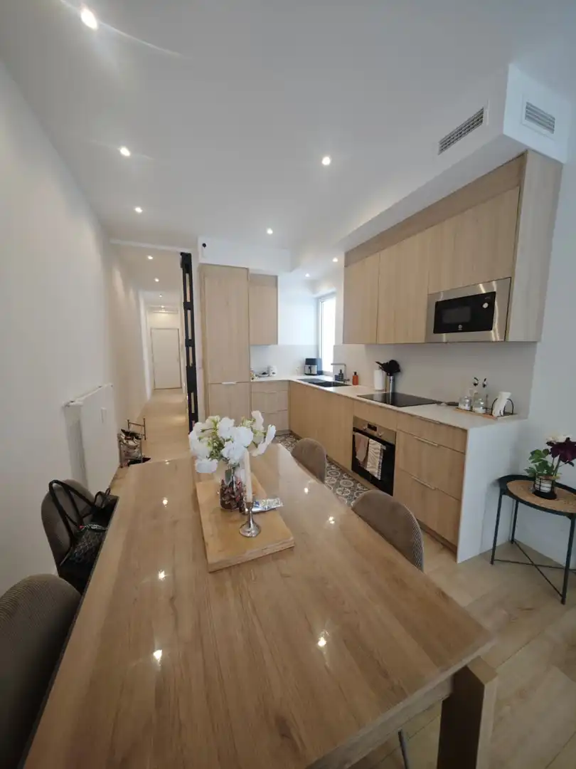Kitchen of Flat for sale in Madrid  with Air Conditioner, Heating and Furnished