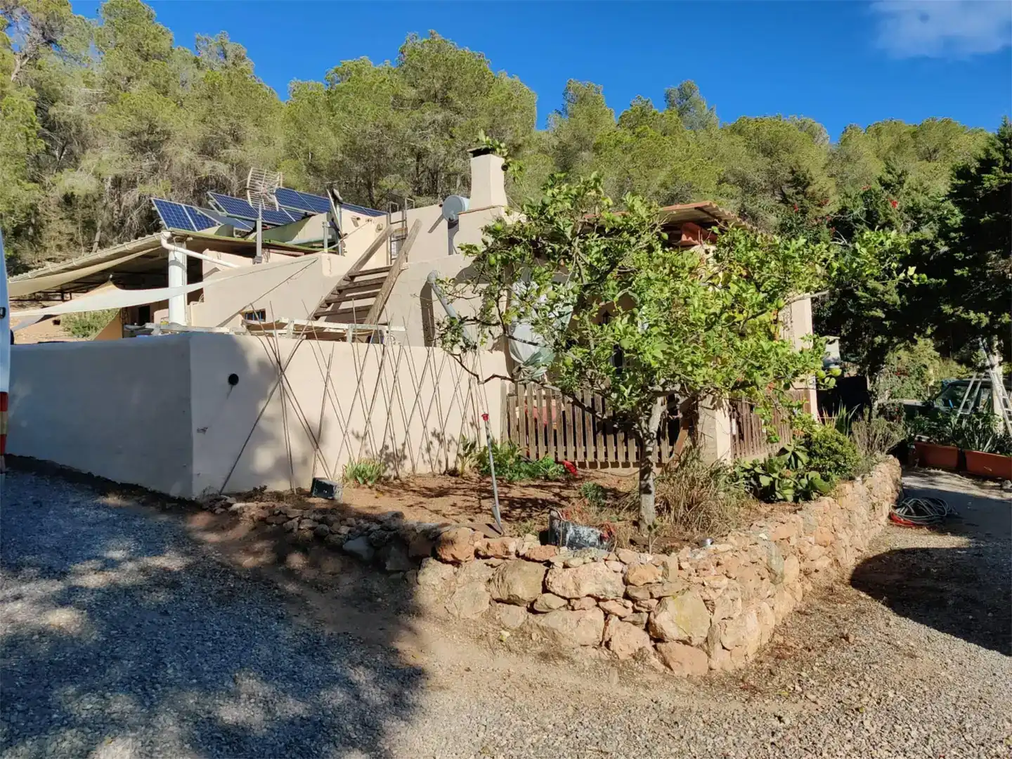 Jardí de Finca rústica en venda en Sant Antoni de Portmany amb Aire condicionat, Jardí privat i Moblat
