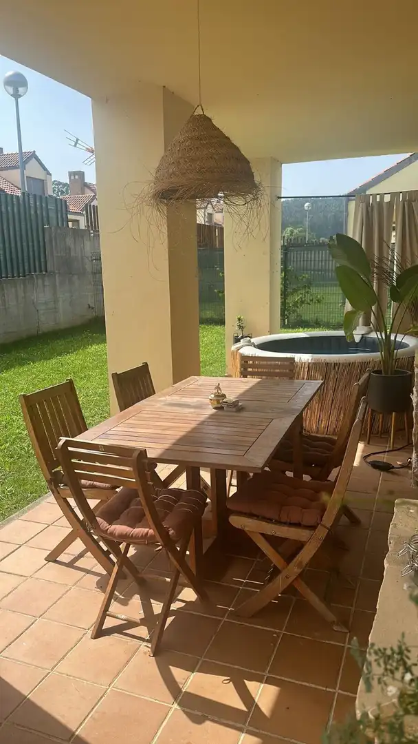 Terrassa de Casa o xalet en venda en Hazas de Cesto amb Calefacció, Jardí privat i Terrassa