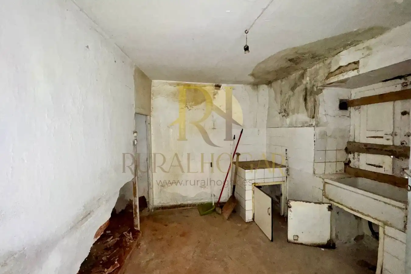 Cocina de Casa o chalet en venta en Villamañán con Jardín privado