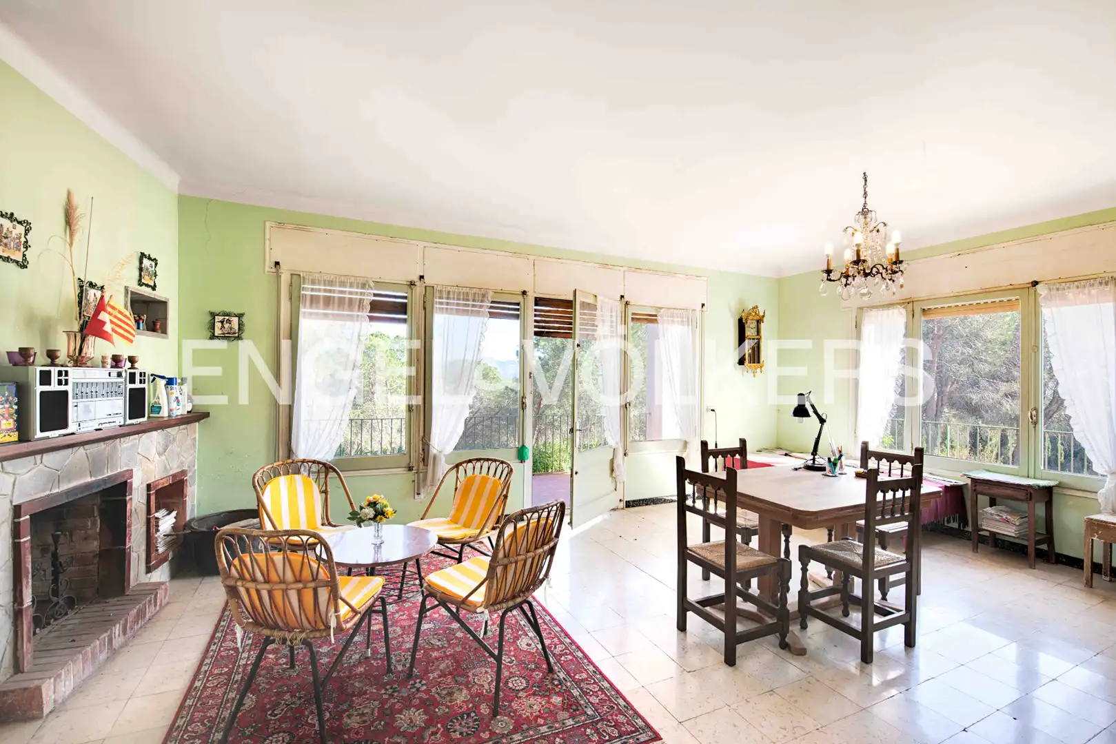 Esszimmer von Country house zum Verkauf in Rabós mit Heizung, Privatgarten und Terrasse