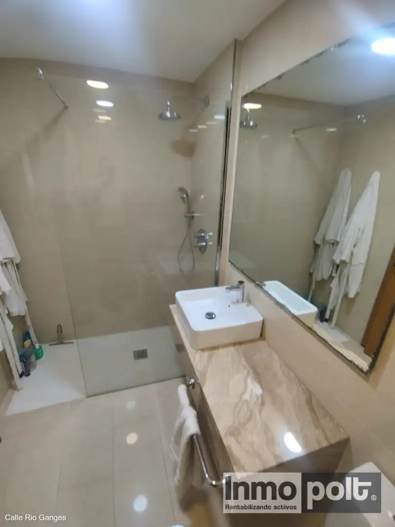 Badezimmer von Haus oder Chalet zur Miete in Torre-Pacheco mit Klimaanlage, Privatgarten und Terrasse