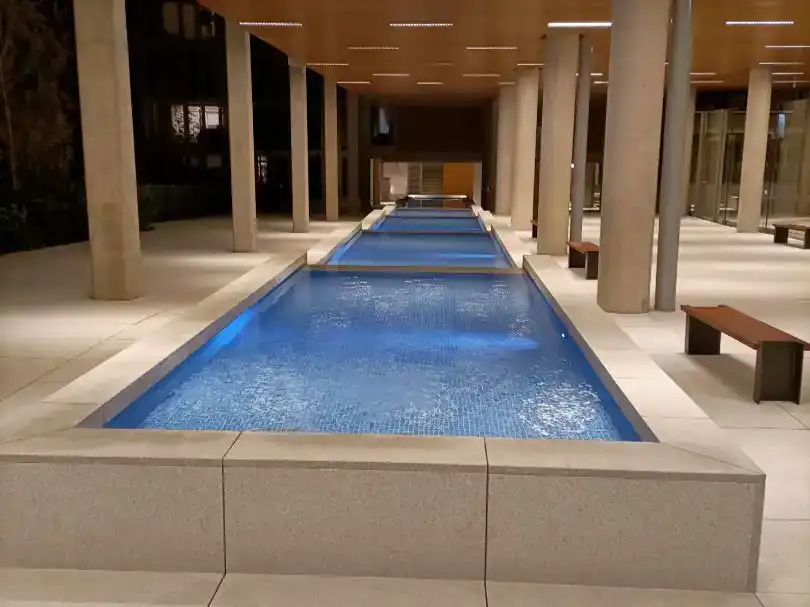 Swimming pool of Flat for rent in  Madrid Capital  with Air Conditioner, Swimming Pool and Balcony