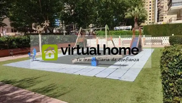 Jardín de Apartamento en venta en Benidorm con Aire acondicionado, Jardín privado y Amueblado