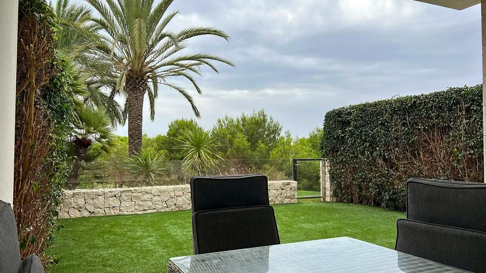 Terrasse von Wohnung zur Miete in Pilar de la Horadada mit Klimaanlage, Heizung und Privatgarten