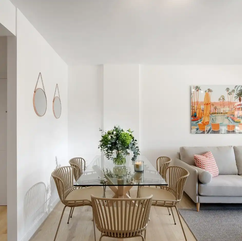 Dining room of Flat for sale in Marbella  with Air Conditioner, Heating and Parquet flooring