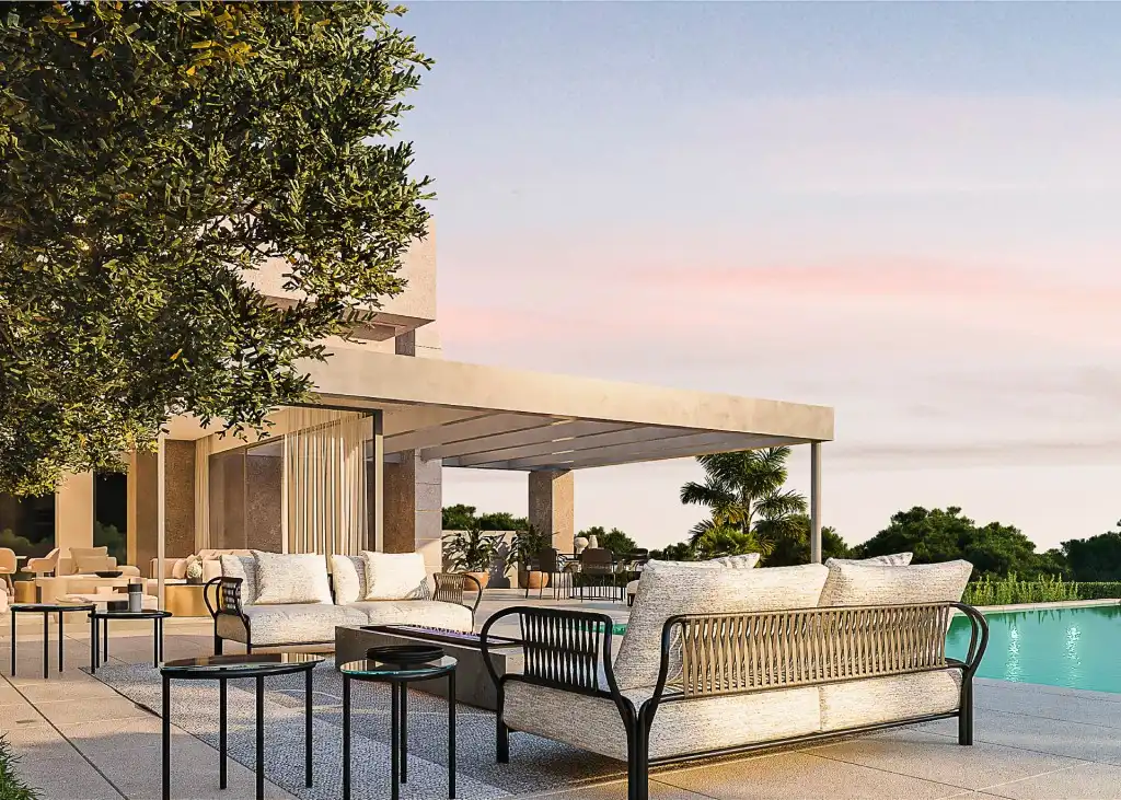 Terrassa de Casa o xalet en venda en Marbella amb Aire condicionat, Calefacció i Jardí privat