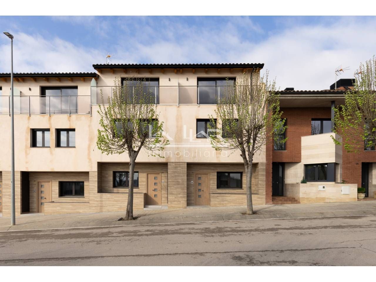 Vista exterior de Casa o xalet en venda en Santa Eulàlia de Riuprimer amb Calefacció, Jardí privat i Terrassa