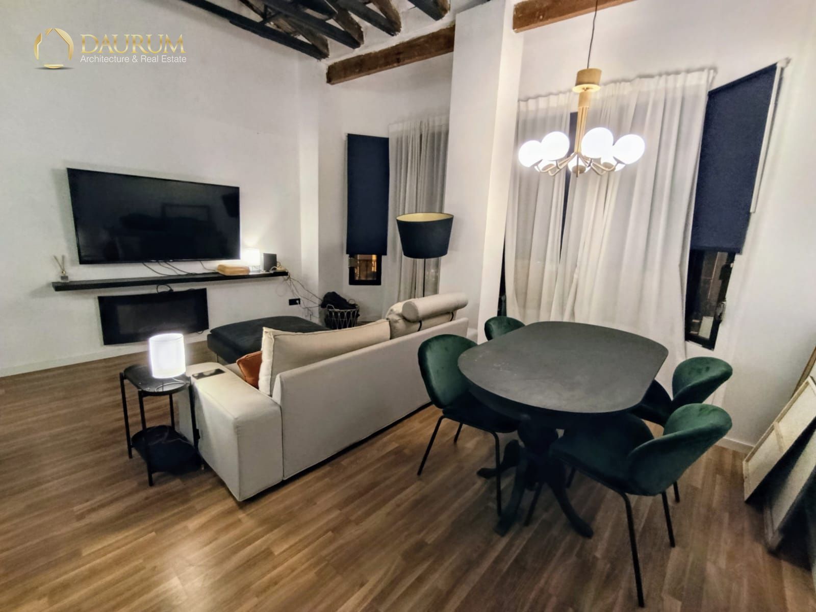 Sala de estar de Casa adosada en venta en Elche / Elx con Aire acondicionado, Terraza y Trastero