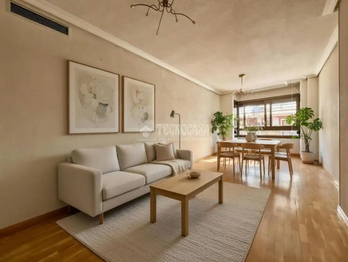 Sala de estar de Piso en venta en Madrid con Aire acondicionado, Calefacción y Balcón