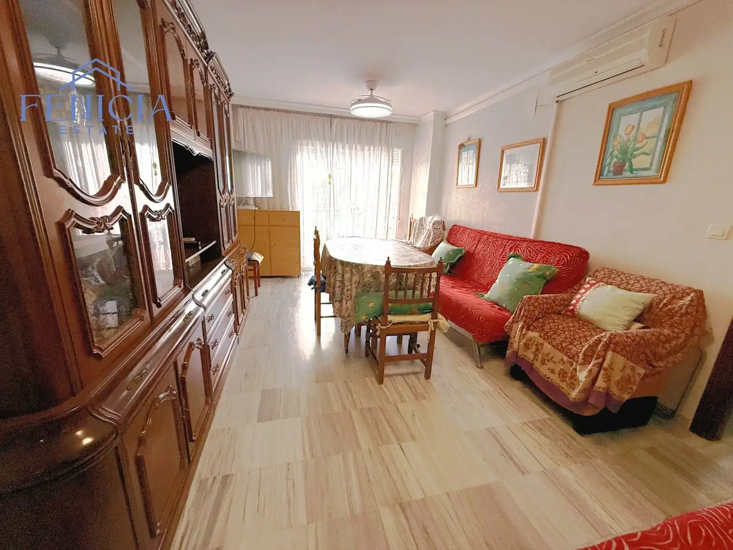 Wohnzimmer von Wohnung zur Miete in Almuñécar mit Klimaanlage, Terrasse und Möbliert