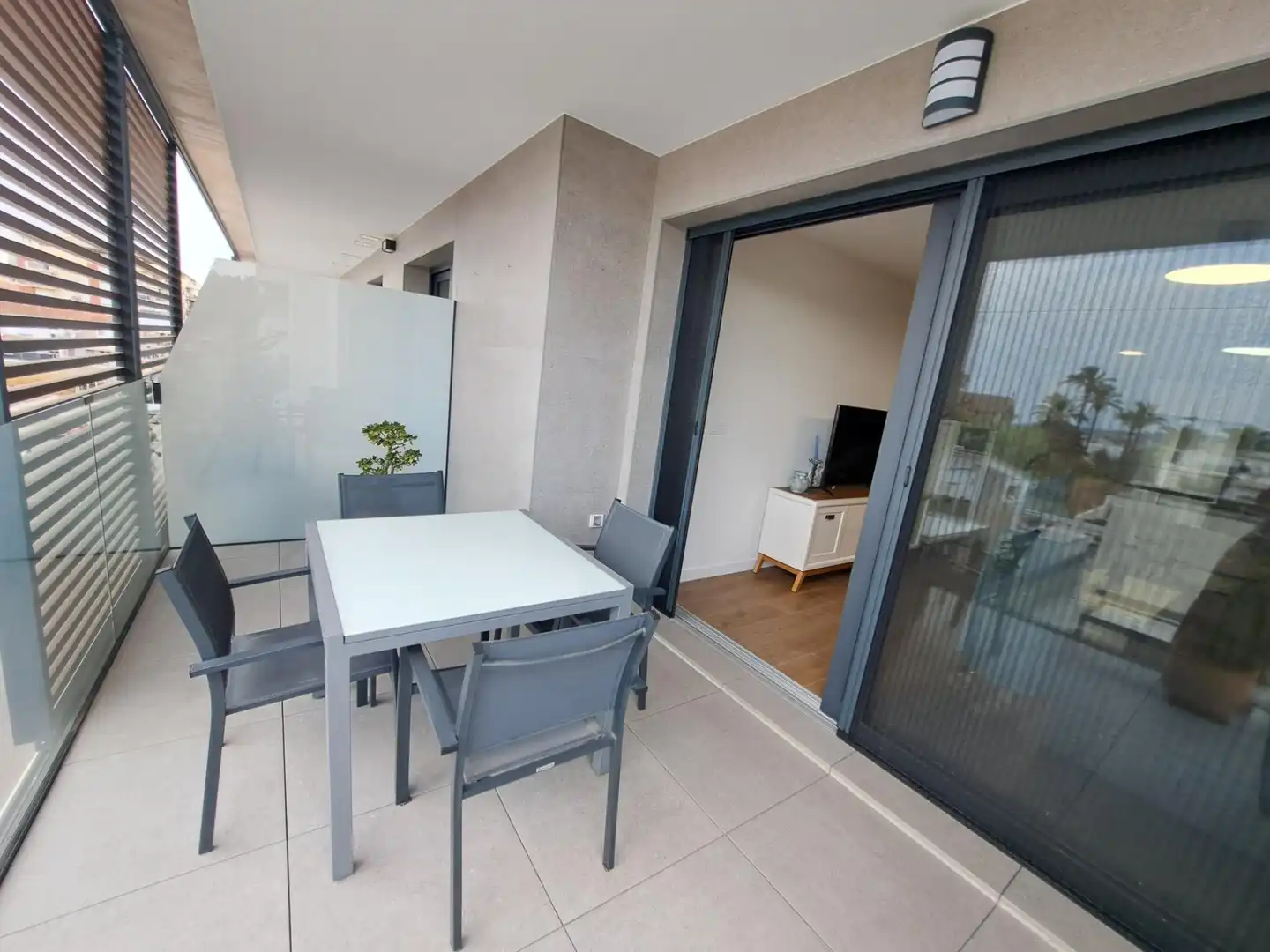 Terrace of Flat for sale in Alzira  with Air Conditioner, Storage room and Furnished