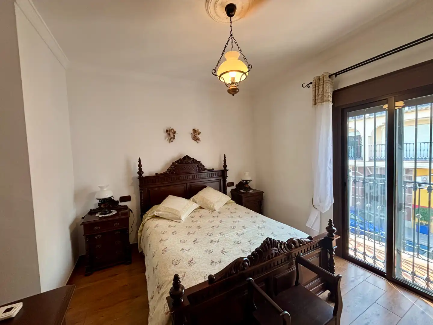 Schlafzimmer von Einfamilien-Reihenhaus zur Miete in Mijas mit Klimaanlage, Heizung und Möbliert