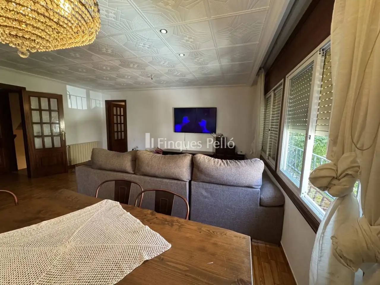 Sala de estar de Ático en venta en Sant Feliu de Guíxols con Aire acondicionado, Calefacción y Jardín privado