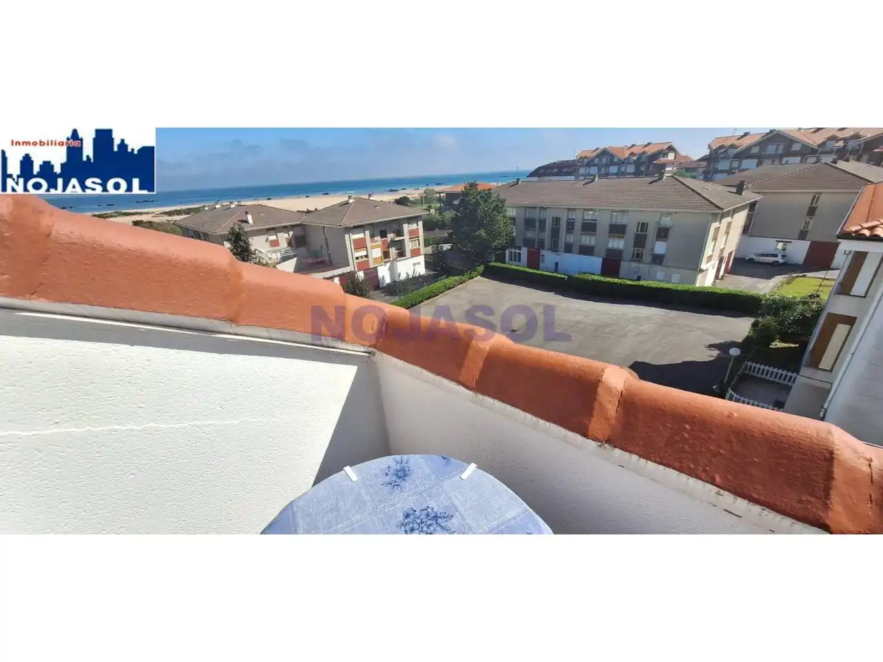 Balcony of Flat for rent in Noja  with Heating, Terrace and Furnished