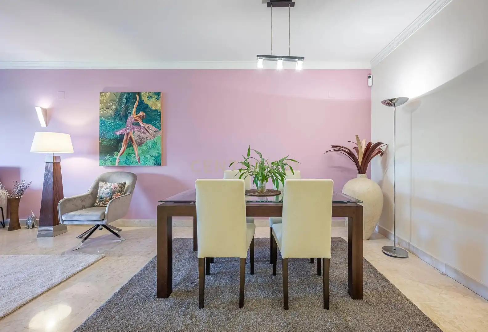 Dining room of Apartments for rent in Marbella  with Air Conditioner, Private garden and Washing machine