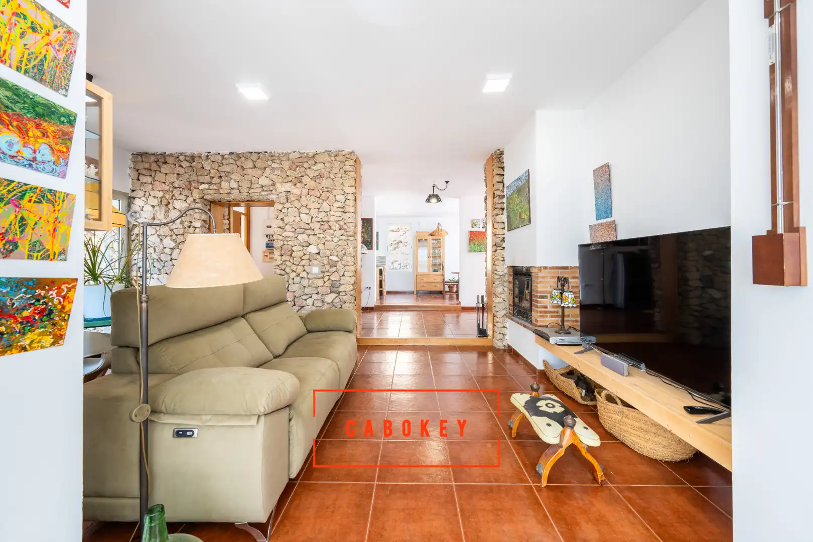 Sala de estar de Casa o chalet en venta en Carboneras con Aire acondicionado, Calefacción y Jardín privado