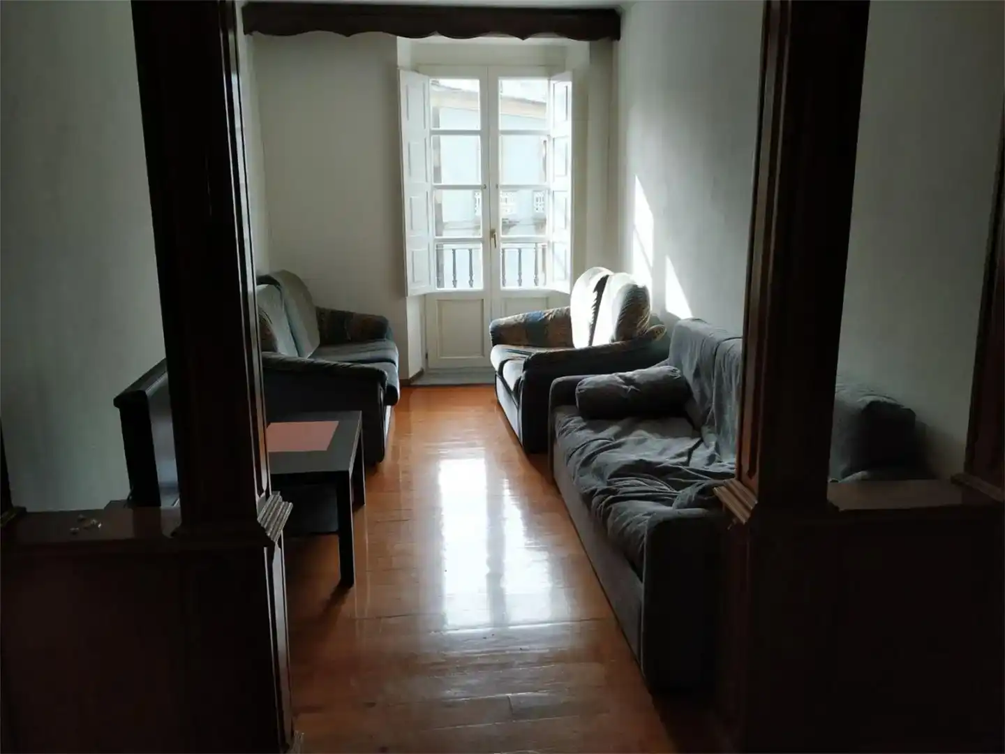 Sala de estar de Casa o chalet en venta en O Valadouro   con Balcón