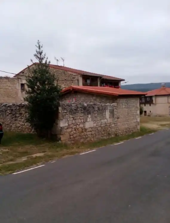 Exterior view of Houses for sale in Valle de Manzanedo  with Private garden