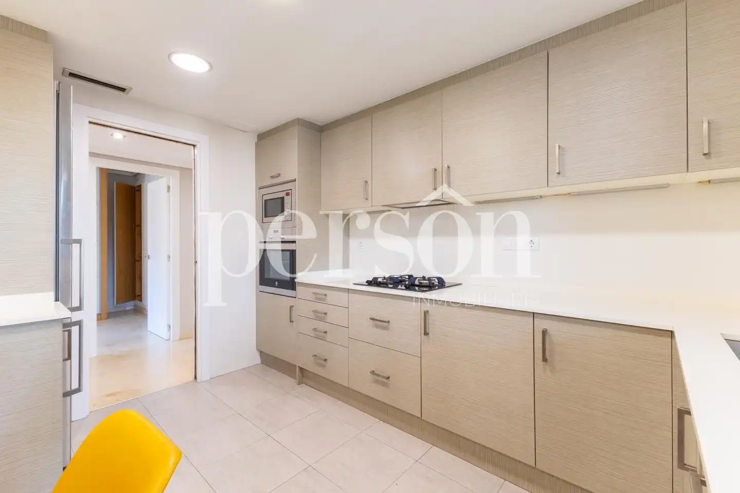 Kitchen of Flat for rent in Valencia  with Air Conditioner, Heating and Private garden