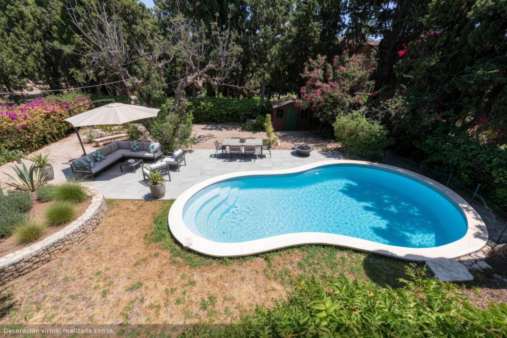 Swimming pool of House or chalet for sale in Sant Joan d'Alacant  with Air Conditioner and Alarm