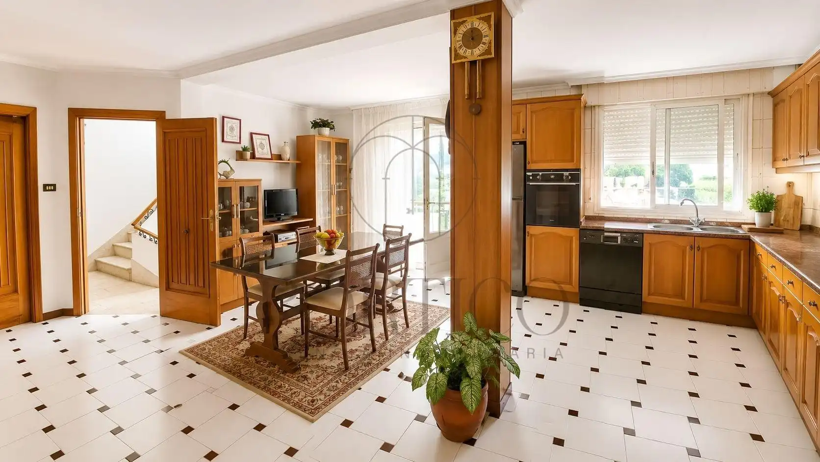 Dining room of Houses for sale in Vigo   with Heating, Private garden and Terrace