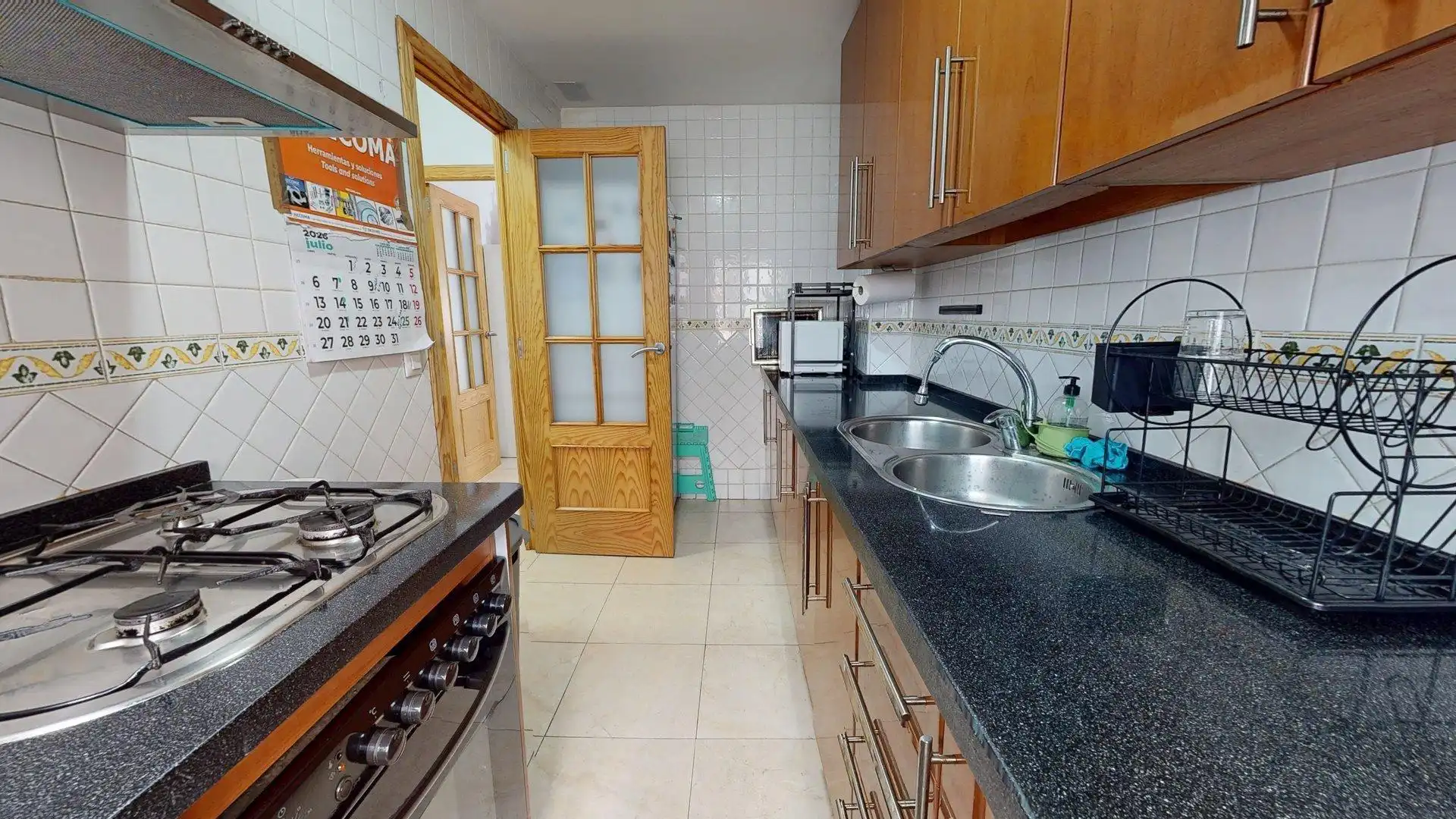Kitchen of Flat for sale in Córdoba  with Air Conditioner, Terrace and Storage room
