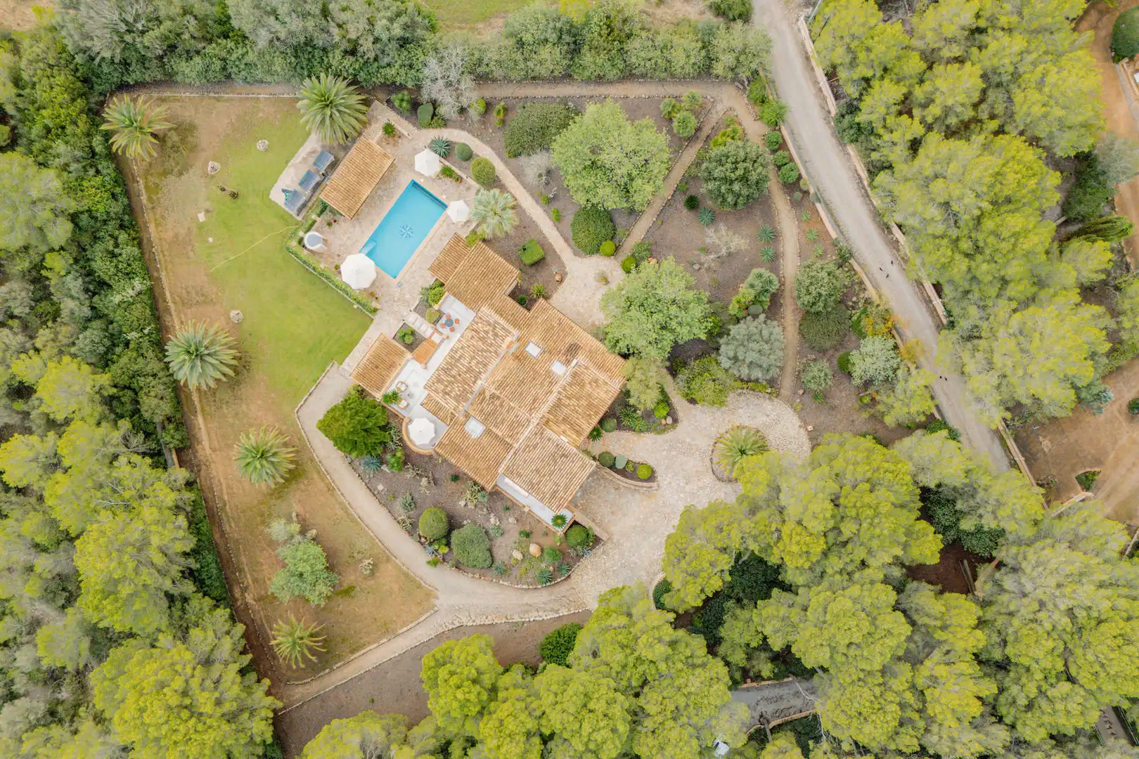 Jardín de Finca rústica en venta en Capdepera con Aire acondicionado, Terraza y Amueblado