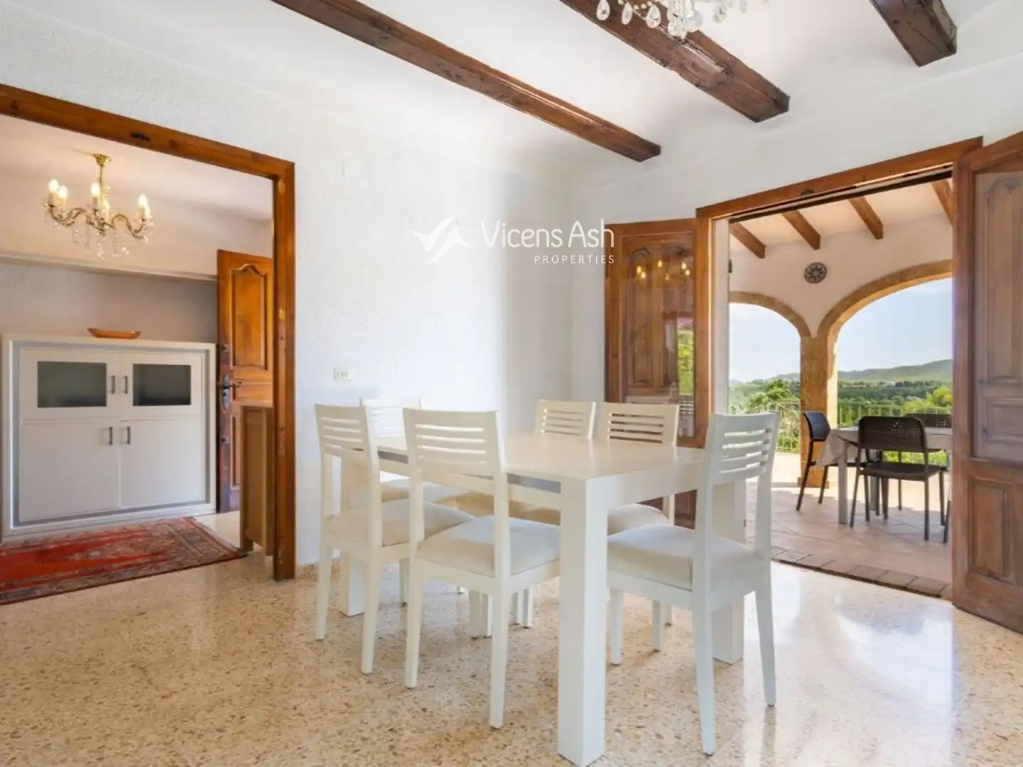 Dining room of Houses for sale in Jávea / Xàbia  with Air Conditioner, Terrace and Storage room