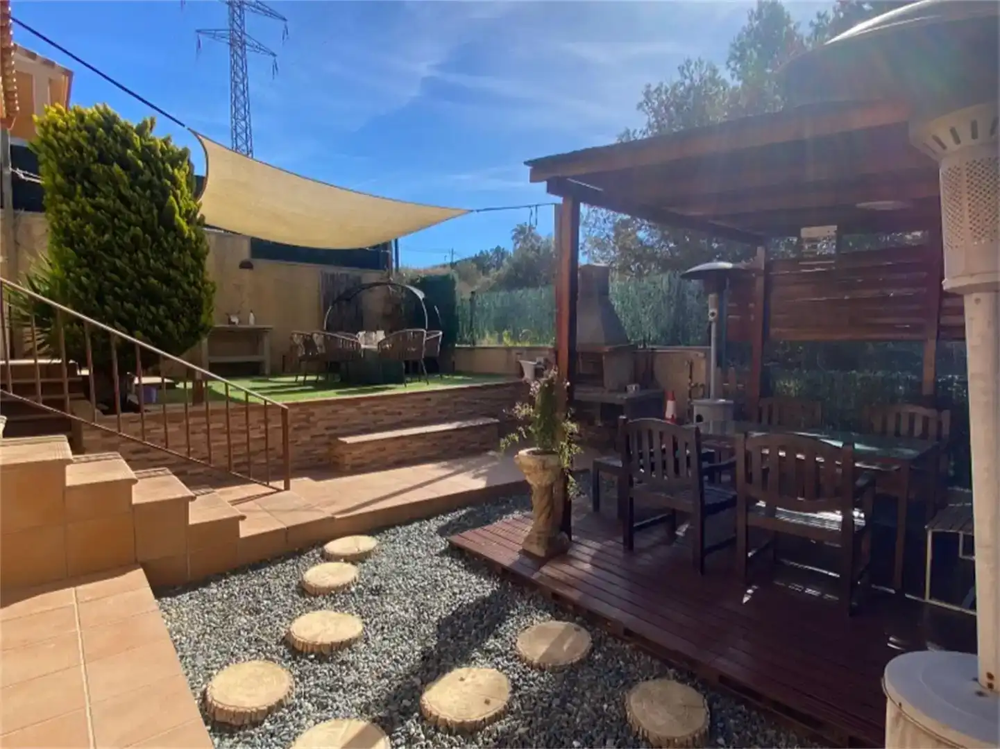 Terrassa de Casa o xalet en venda en Calafell amb Aire condicionat, Jardí privat i Parquet