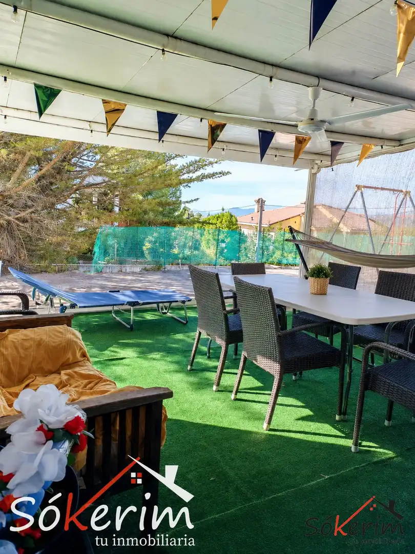 Terraza de Casa o chalet en venta en Robledo de Chavela con Aire acondicionado, Calefacción y Jardín privado