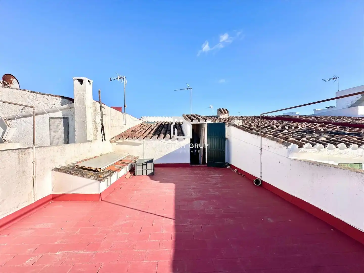 Vista exterior de Casa adosada en venda en Ciutadella de Menorca amb Calefacció i Terrassa