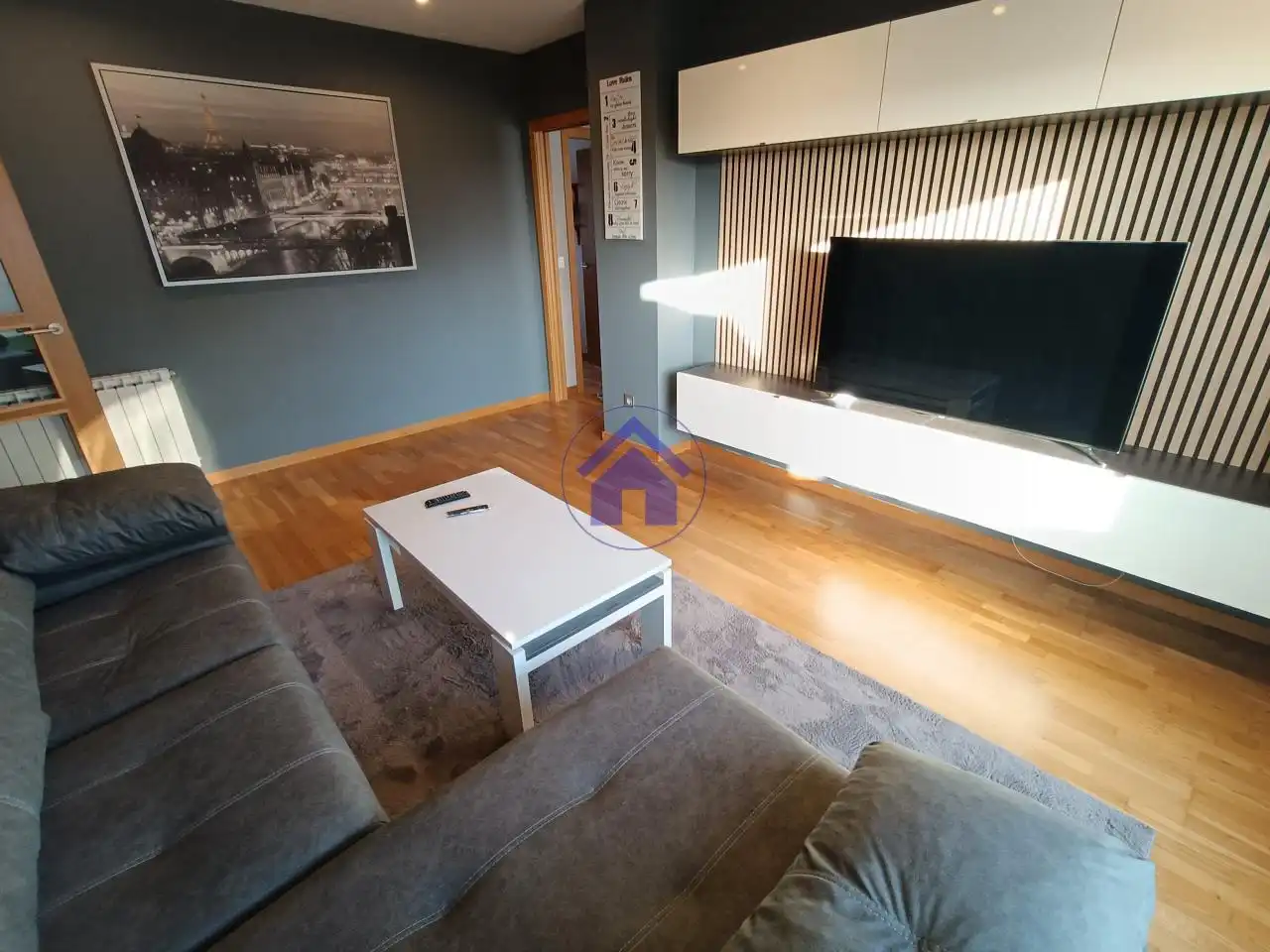 Sala de estar de Piso de alquiler en Vigo  con Calefacción, Terraza y Piscina