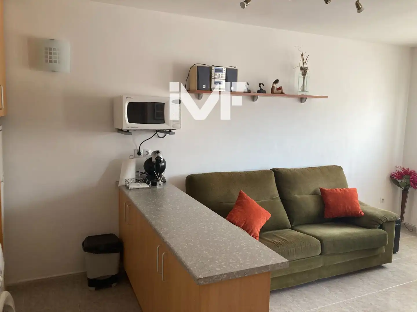 Sala de estar de Ático en venta en Mont-roig del Camp con Aire acondicionado, Terraza y Piscina