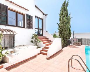 Terrassa de Casa adosada en venda en Santa Eulària des Riu amb Terrassa i Piscina