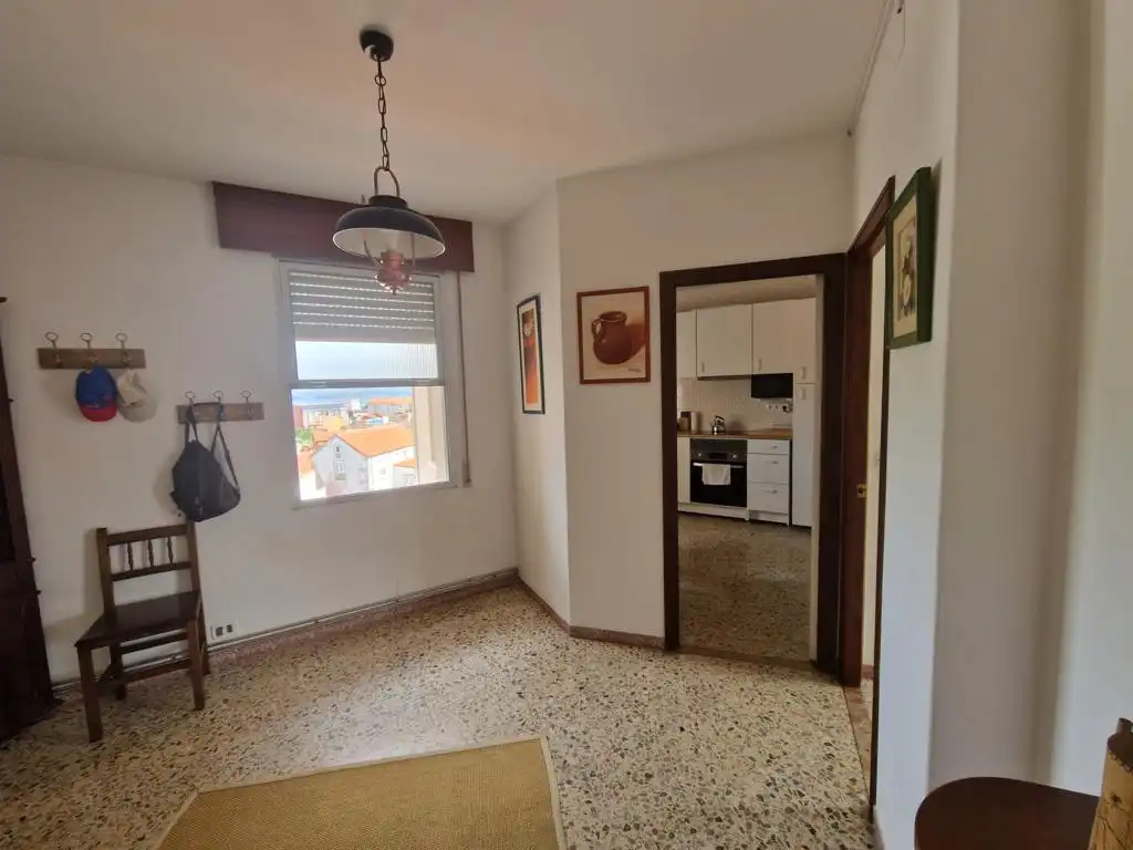 Sala de estar de Piso en venta en Boiro con Parquet, Trastero y Amueblado
