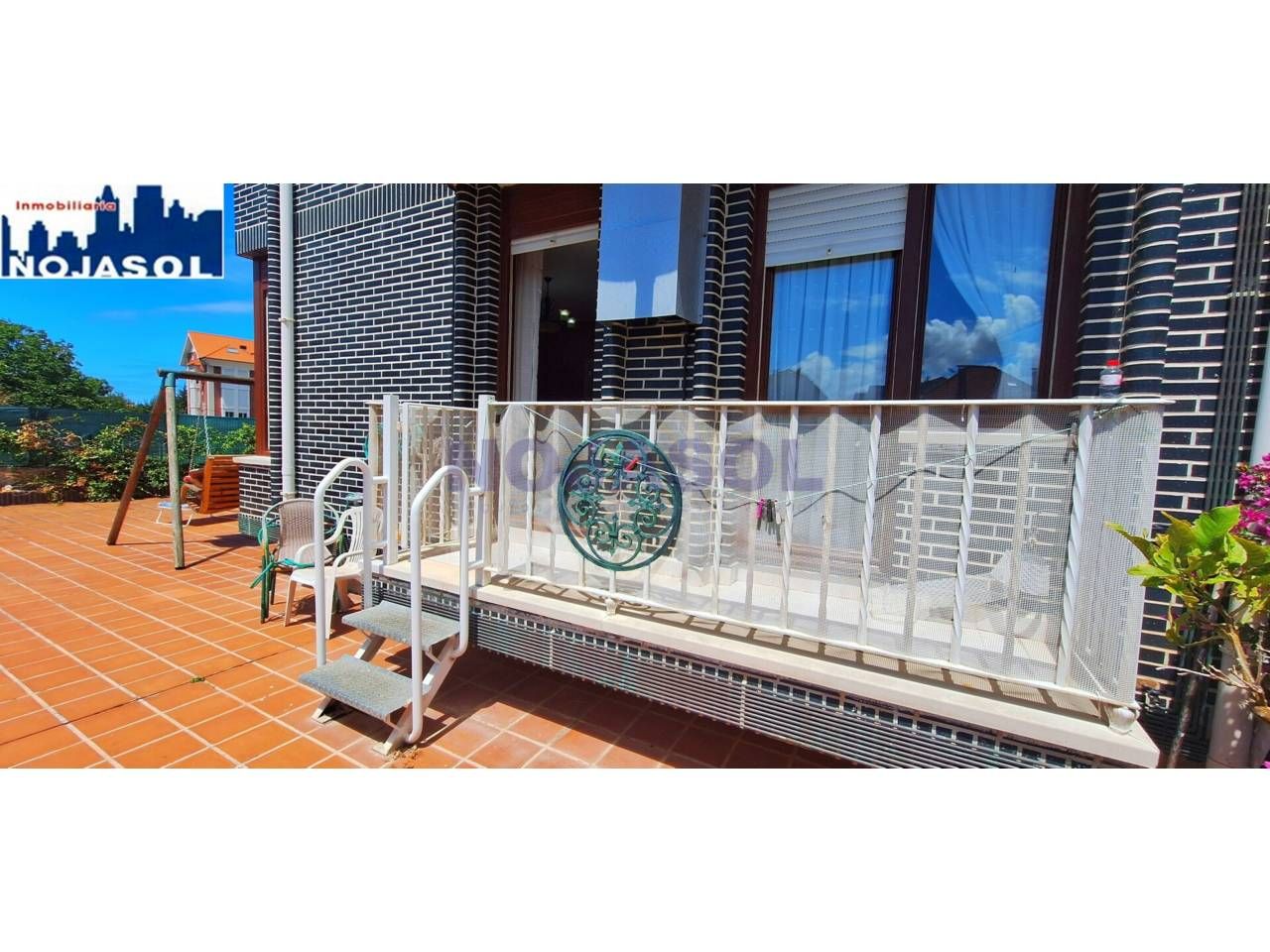Terrassa de Apartament de lloguer en Noja amb Calefacció, Jardí privat i Terrassa