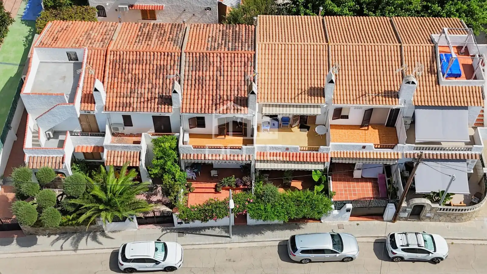 Vista exterior de Casa adosada en venta en Creixell con Aire acondicionado, Calefacción y Terraza