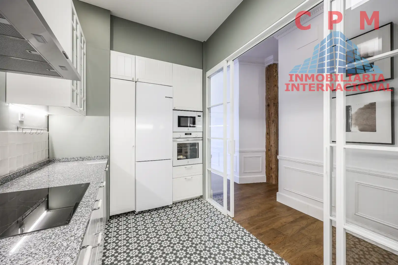 Kitchen of Flat for rent in Madrid  with Air Conditioner, Heating and Furnished