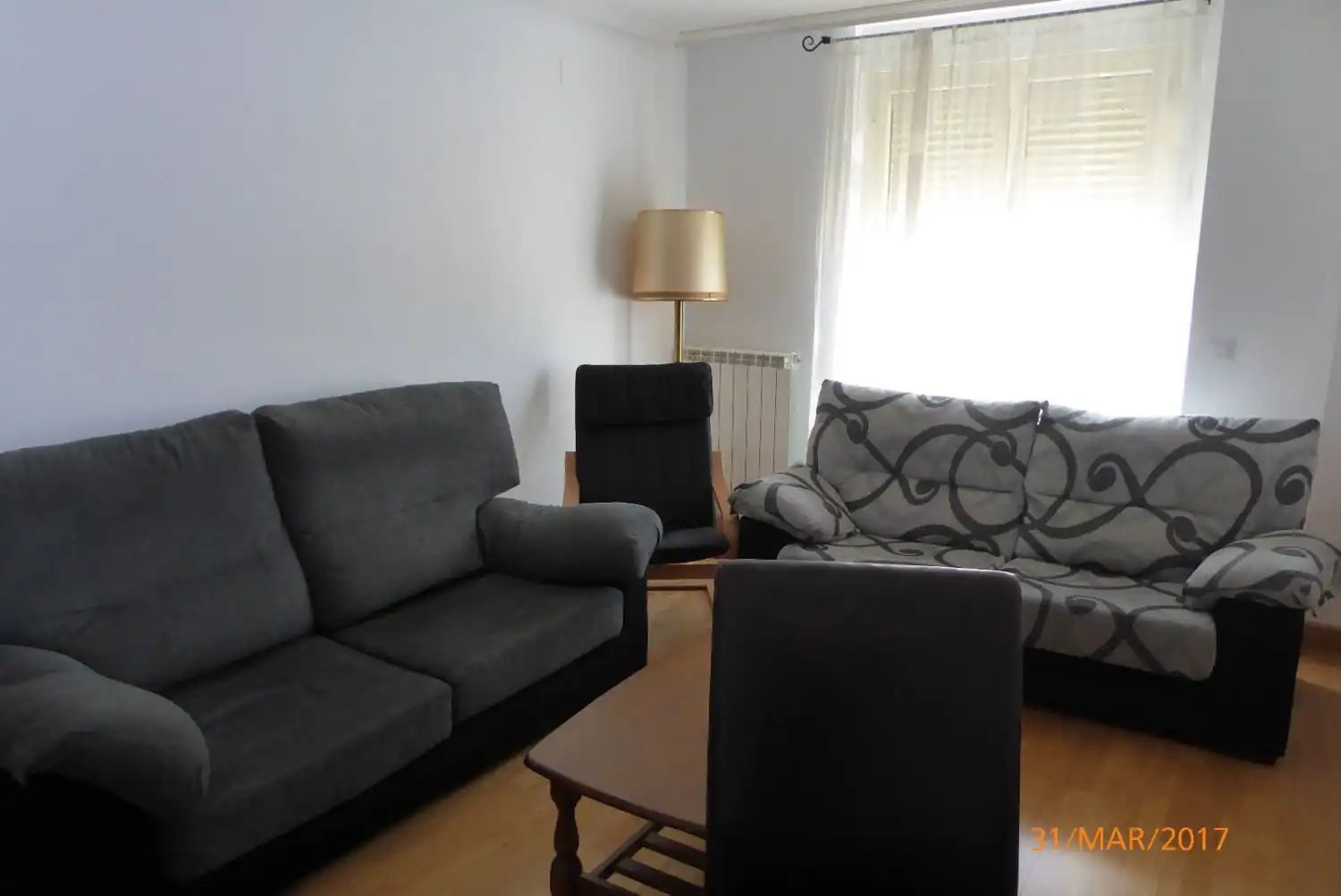 Sala de estar de Piso de alquiler en Salamanca con Calefacción y Amueblado