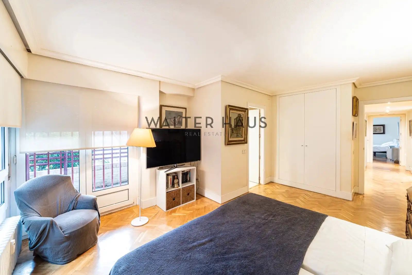 Bedroom of Flat for sale in Madrid  with Air Conditioner, Heating and Terrace